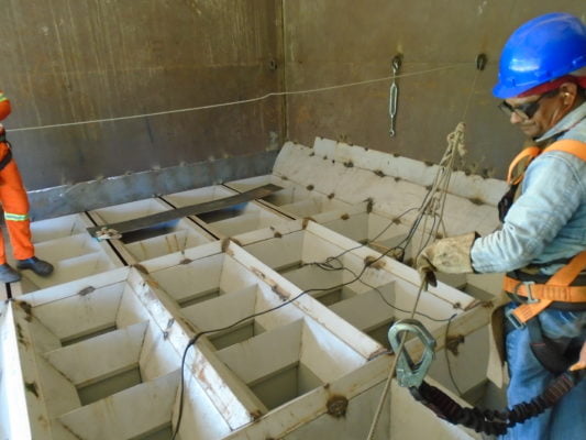 Moega Elevada–Caramuru Santana com DustControl da Wings Ltda