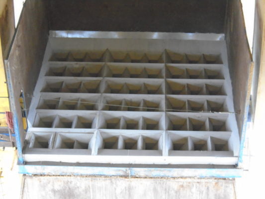 Moega Elevada–Caramuru Santana com DustControl da Wings Ltda