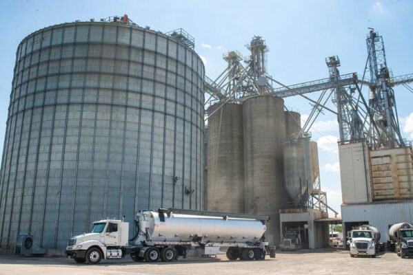 MPS Feed, LLC St. Henry, OH with Wings' DustControl controlling dust in receiving pit